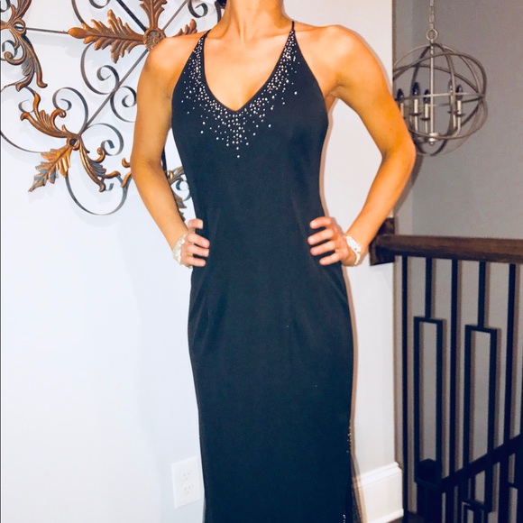 Dresses & Skirts - Back sparkle bling prom dress glam 5/6